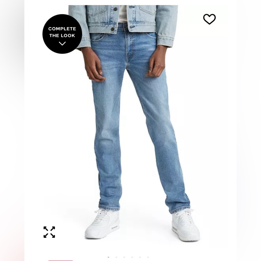 511 Levi's Men's Slim Light Blue Jeans (33x30)